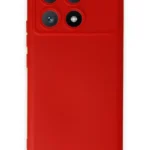 Uray store Xiaomi Poco X6 Pro Kılıf Nano içi Kadife Silikon - Kırmızı
