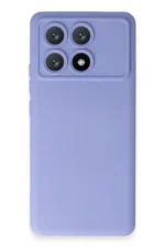 Uray store Xiaomi Poco X6 Pro Kılıf Nano içi Kadife Silikon - Lila