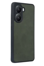 Uray store Xiaomi Poco X7 Pro Kılıf Aras Deri Kapak - Koyu Yeşil - Görsel 3