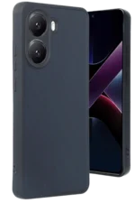 Uray store Xiaomi Poco X7 Pro Kılıf Aras Deri Kapak - Lacivert