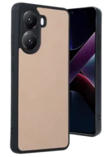 Uray store Xiaomi Poco X7 Pro Kılıf Aras Deri Kapak - Pudra