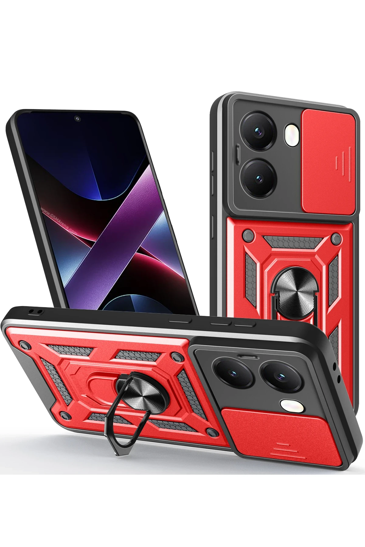 newface-xiaomi-poco-x7-pro-kilif-pars-lens-yuzuklu-silikon-kirmizi-default Uray store Xiaomi Poco X7 Pro Kılıf Pars Lens Yüzüklü Silikon - Kırmızı - Görsel 1
