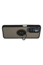 Uray store Xiaomi Redmi 10 2022 Kılıf Montreal Yüzüklü Silikon Kapak - Siyah - Görsel 4