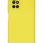 Uray store Xiaomi Redmi 10 2022 Kılıf Nano içi Kadife Silikon - Sarı