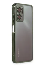 Uray store Xiaomi Redmi 10 5G Kılıf Razer Lensli Silikon - Yeşil - Görsel 2