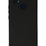 Uray store Xiaomi Redmi 10C Kılıf Nano içi Kadife Silikon - Siyah