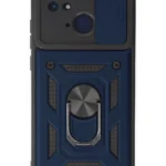 Uray store Xiaomi Redmi 10C Kılıf Pars Lens Yüzüklü Silikon - Lacivert
