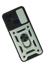 Uray store Xiaomi Redmi 10C Kılıf Pars Lens Yüzüklü Silikon - Yeşil - Görsel 3