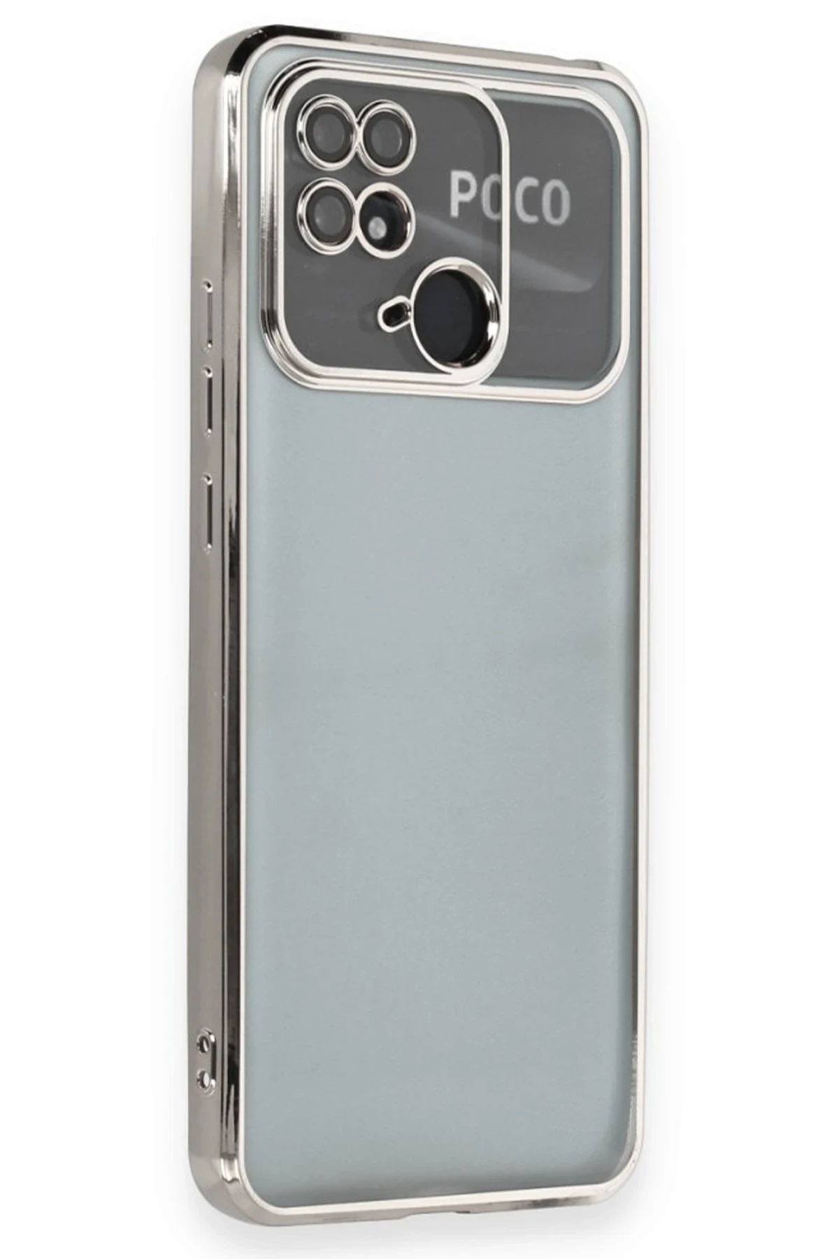 newface-xiaomi-redmi-10c-kilif-razer-lensli-silikon-gumus-default Uray store Xiaomi Redmi 10C Kılıf Razer Lensli Silikon - Gümüş - Görsel 1