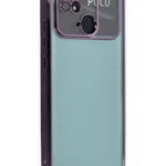 Uray store Xiaomi Redmi 10C Kılıf Razer Lensli Silikon - Mor