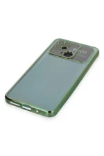 Uray store Xiaomi Redmi 10C Kılıf Razer Lensli Silikon - Yeşil - Görsel 4