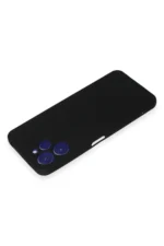 Uray store Xiaomi Redmi 12 Kılıf Nano içi Kadife Silikon - Siyah - Görsel 3