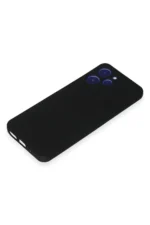 Uray store Xiaomi Redmi 12 Kılıf Nano içi Kadife Silikon - Siyah - Görsel 4