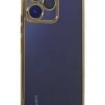 Uray store Xiaomi Redmi 12 Kılıf Razer Lensli Silikon - Gold