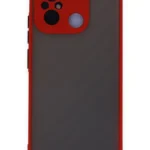 Uray store Xiaomi Redmi 12C Kılıf Montreal Silikon Kapak - Kırmızı