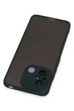 Uray store Xiaomi Redmi 12C Kılıf Montreal Silikon Kapak - Yeşil - Görsel 4