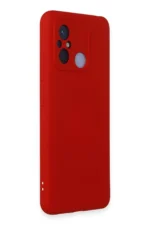 Uray store Xiaomi Redmi 12C Kılıf Nano içi Kadife Silikon - Kırmızı - Görsel 2