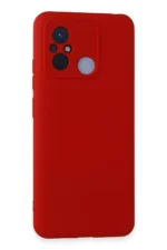 Uray store Xiaomi Redmi 12C Kılıf Nano içi Kadife Silikon - Kırmızı