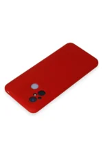 Uray store Xiaomi Redmi 12C Kılıf Nano içi Kadife Silikon - Kırmızı - Görsel 3
