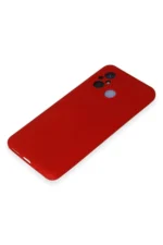 Uray store Xiaomi Redmi 12C Kılıf Nano içi Kadife Silikon - Kırmızı - Görsel 4