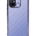 Uray store Xiaomi Redmi 12C Kılıf Razer Lensli Silikon - Mor