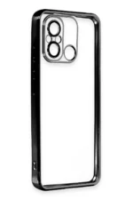 Uray store Xiaomi Redmi 12C Kılıf Razer Lensli Silikon - Siyah - Görsel 3