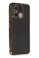 Uray store Xiaomi Redmi 12C Kılıf Volet Silikon - Siyah - Görsel 2