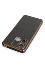 Uray store Xiaomi Redmi 12C Kılıf Volet Silikon - Siyah - Görsel 3