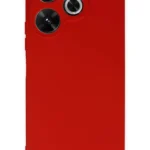 Uray store Xiaomi Redmi 13 4G Kılıf First Silikon - Kırmızı