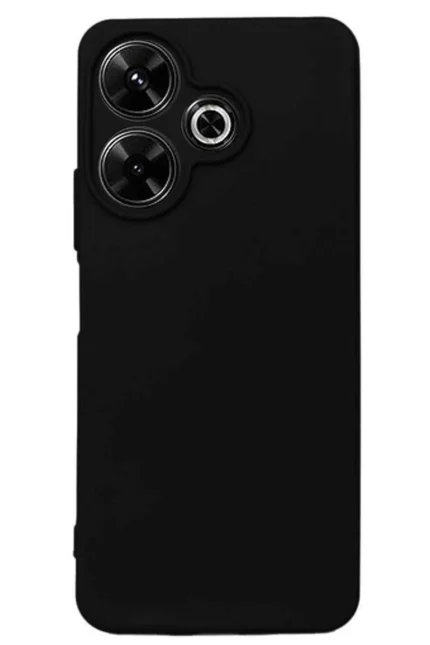 Uray store Xiaomi Redmi 13 4G Kılıf First Silikon - Siyah