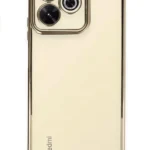 Uray store Xiaomi Redmi 13 4G Kılıf Razer Lensli Silikon - Gold