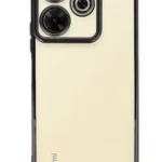 Uray store Xiaomi Redmi 13 4G Kılıf Razer Lensli Silikon - Siyah