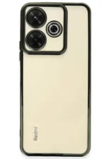 Uray store Xiaomi Redmi 13 4G Kılıf Razer Lensli Silikon - Yeşil