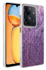 Uray store Xiaomi Redmi 13C Kılıf Blade Aynalı Desenli Kapak - Desen 2