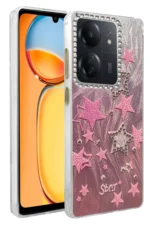 Uray store Xiaomi Redmi 13C Kılıf Blade Aynalı Desenli Kapak - Desen 7