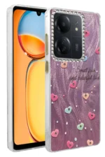 Uray store Xiaomi Redmi 13C Kılıf Blade Aynalı Desenli Kapak - Desen 8