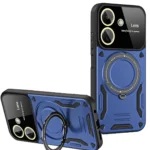 Uray store Xiaomi Redmi 13C Kılıf Joy Lens Standlı Kapak - Lacivert