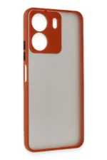 Uray store Xiaomi Redmi 13C Kılıf Montreal Silikon Kapak - Kırmızı - Görsel 3