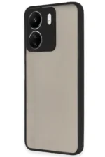 Uray store Xiaomi Redmi 13C Kılıf Montreal Silikon Kapak - Siyah - Görsel 2
