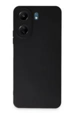 Uray store Xiaomi Redmi 13C Kılıf Nano içi Kadife Silikon - Siyah
