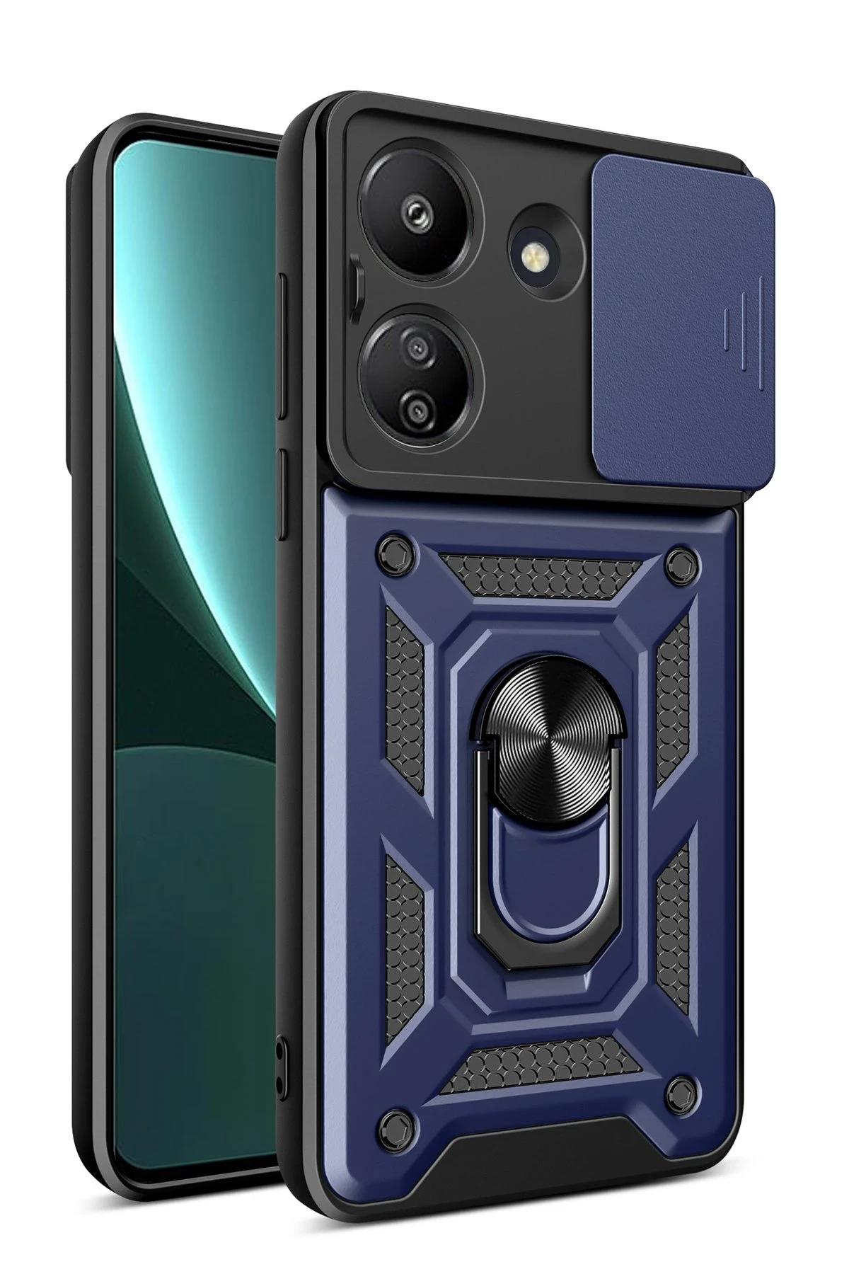 newface-xiaomi-redmi-13c-kilif-pars-lens-yuzuklu-silikon-lacivert-default Uray store Xiaomi Redmi 13C Kılıf Pars Lens Yüzüklü Silikon - Lacivert - Görsel 1