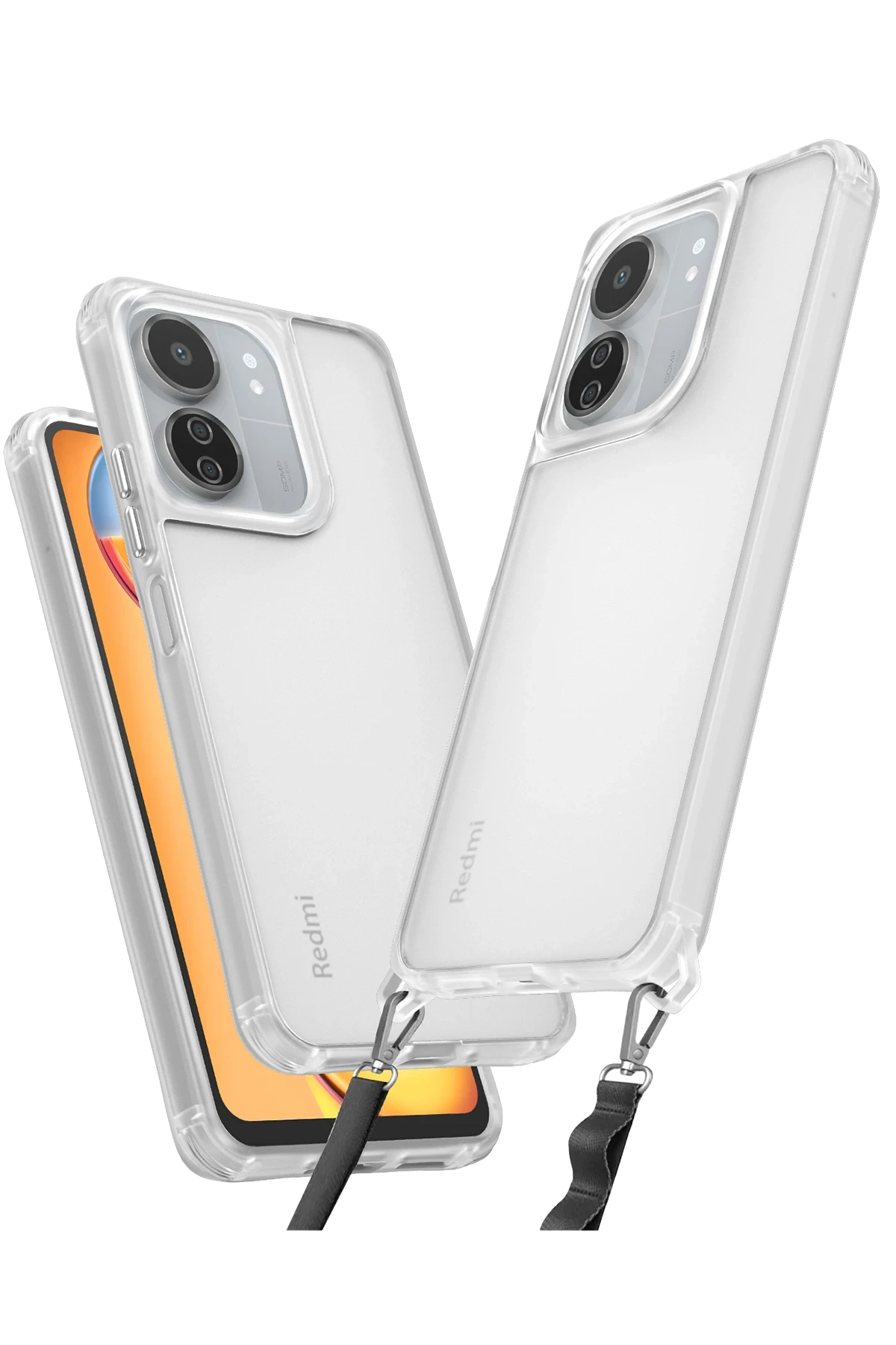 newface-xiaomi-redmi-13c-kilif-penta-silikon-kilif-seffaf-default Uray store Xiaomi Redmi 13C Kılıf Penta Silikon Kılıf - Şeffaf - Görsel 1