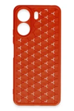 Uray store Xiaomi Redmi 13C Kılıf Petek Silikon Kapak - Kırmızı - Görsel 2