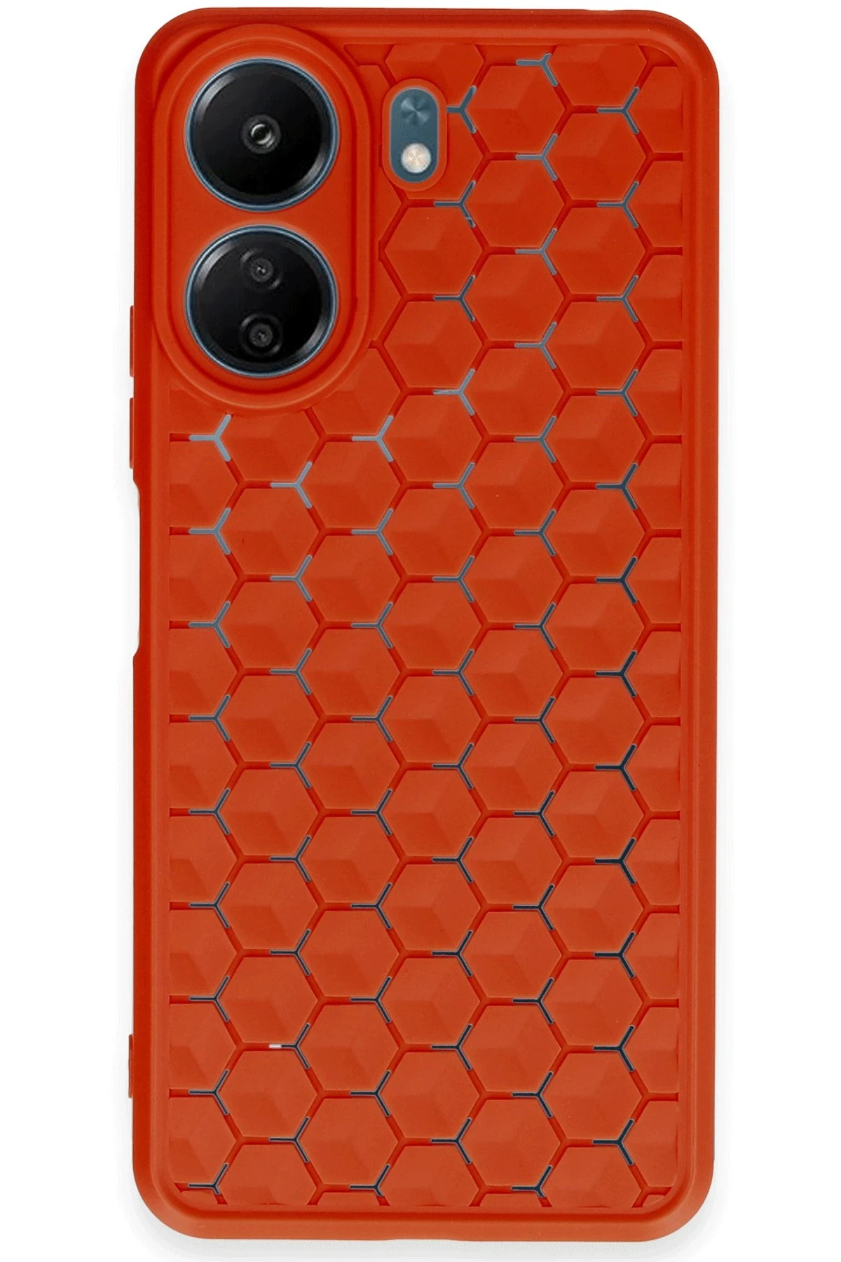newface-xiaomi-redmi-13c-kilif-petek-silikon-kapak-kirmizi-default Uray store Xiaomi Redmi 13C Kılıf Petek Silikon Kapak - Kırmızı - Görsel 1