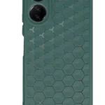 Uray store Xiaomi Redmi 13C Kılıf Petek Silikon Kapak - Koyu Yeşil