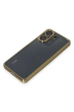 Uray store Xiaomi Redmi 13C Kılıf Razer Lensli Silikon - Gold - Görsel 4