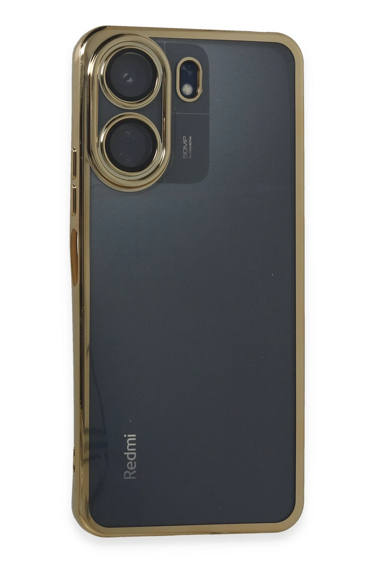 newface-xiaomi-redmi-13c-kilif-razer-lensli-silikon-gold-default Uray store Xiaomi Redmi 13C Kılıf Razer Lensli Silikon - Gold - Görsel 1