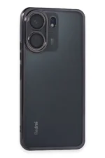 Uray store Xiaomi Redmi 13C Kılıf Razer Lensli Silikon - Mor