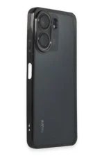 Uray store Xiaomi Redmi 13C Kılıf Razer Lensli Silikon - Siyah - Görsel 2