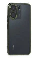 Uray store Xiaomi Redmi 13C Kılıf Razer Lensli Silikon - Yeşil